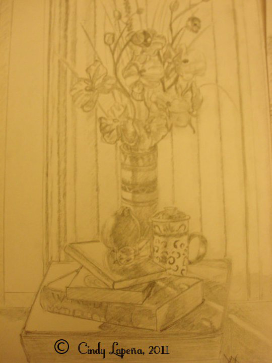 Still life in pencil