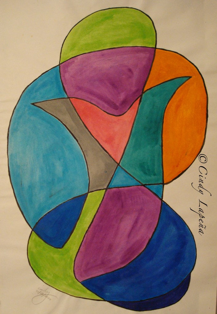 Water Color &amp; Acrylic on Paper, 12"x18"